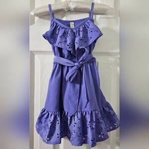 Cherokee Lavender Eyelet Kids Dress
